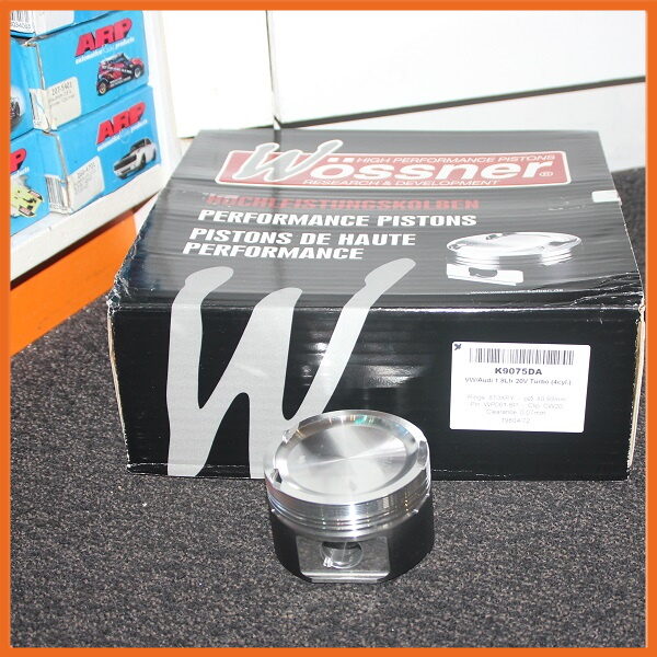 K9075DA Wossner Pistons VAG 1.8T 20v Turbo 81.00mm Cr 8.5 Pin 20.00mm Speedequipment